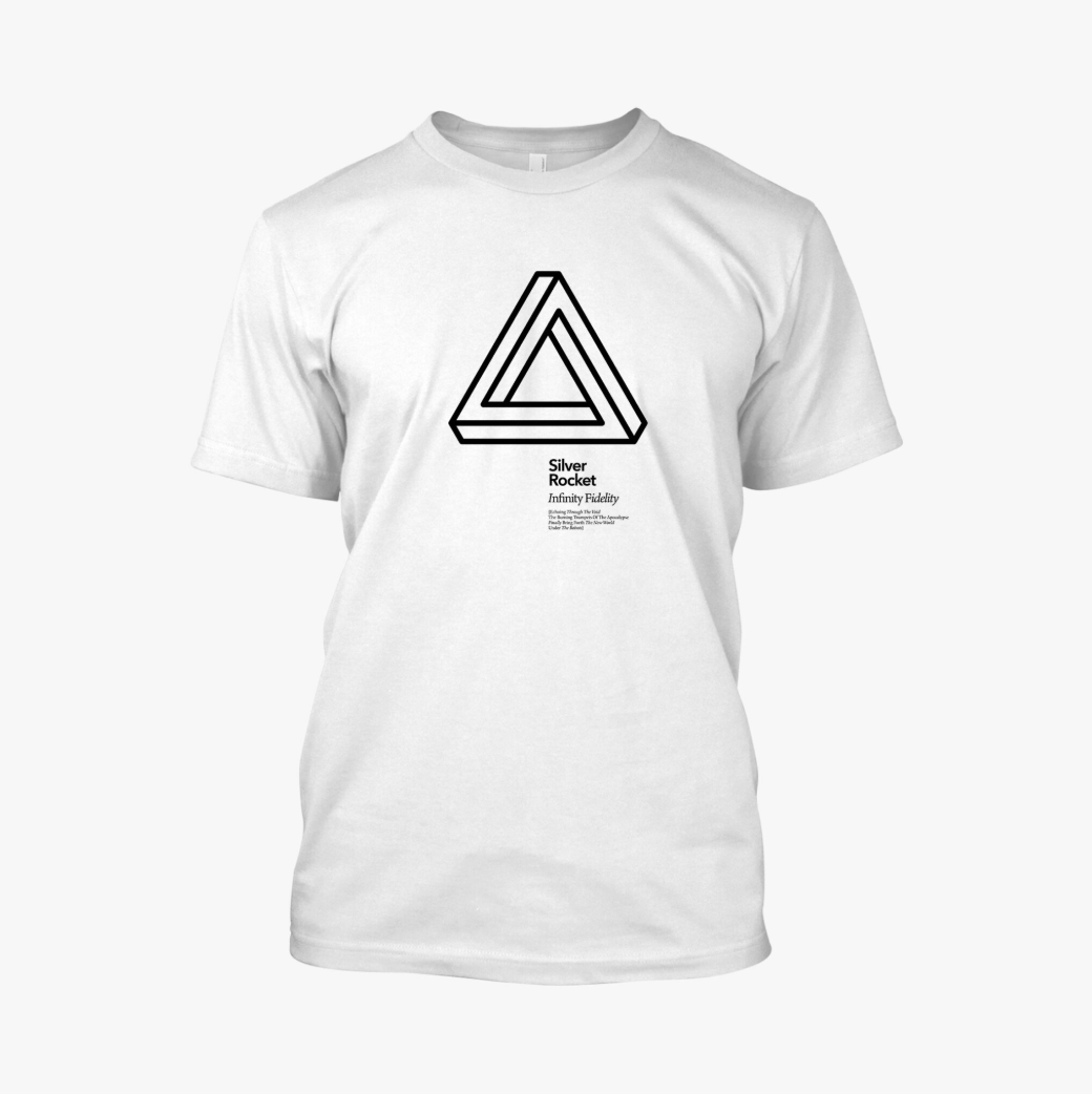 Silver Rocket - Infinity Fidelity Triangle T-Shirt
